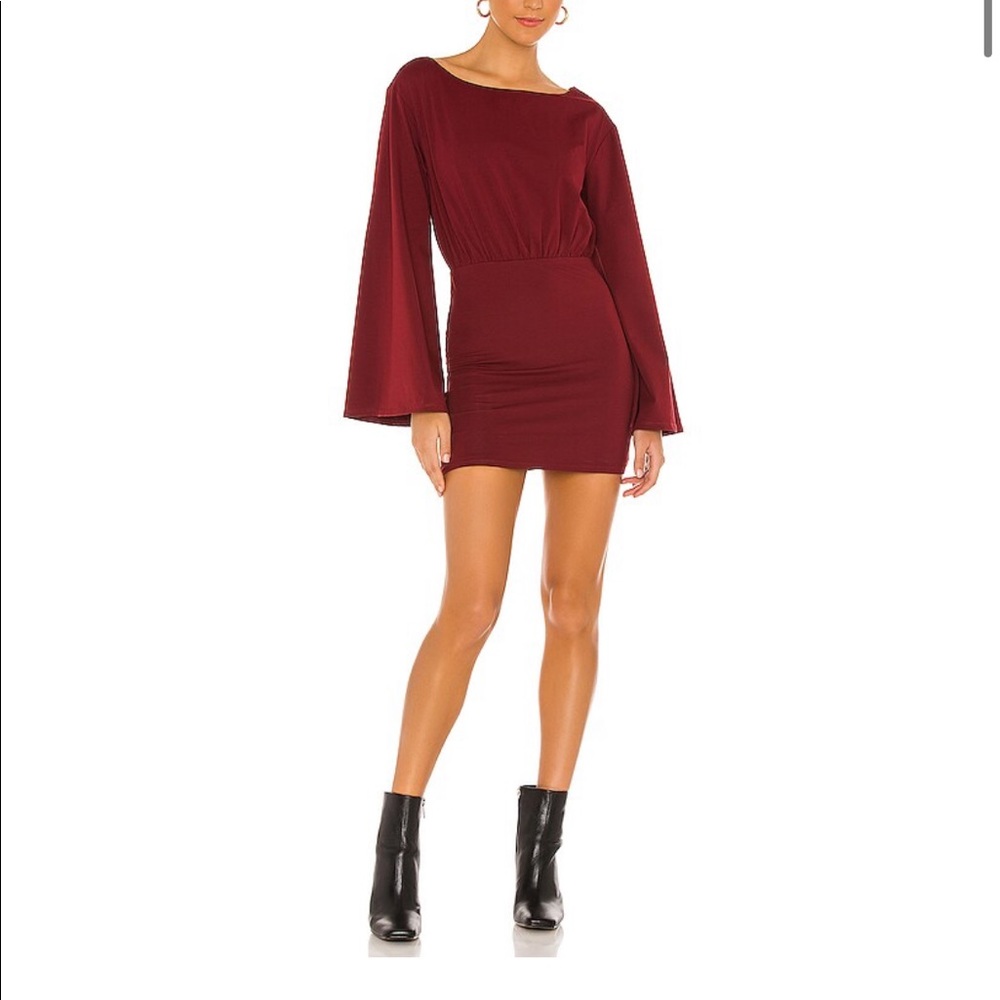 MAJORELLE brown spice dress from Revolve